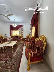  16 طقم كنب خشب زان مصري ل 10 اشخاص وستائر كالجديد  Egyptian beech wood sofa set for 10 people and curta