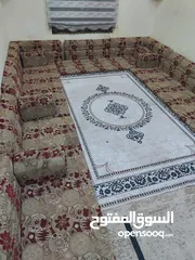  4 بيع گعده عربيه كويتية + ميز بلازما