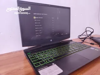  1 لابتوب Hp Pavilion Gaming وبي مجال