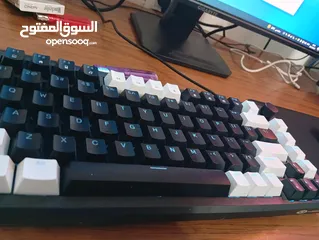 9 كمبيوتر تجميع اداء جبار مع شاشة جديدة وكمان شاشة ثانية وكيبورد ميكانيكال وماوس وايرلس وسماعه محيطية