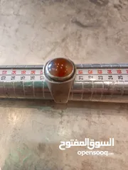  6 خواتم فضه شغل جميل جدا مطعم  بأحجار كريمة عقيق عظم لازوردي