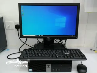  1 Dell Optiplex 5050 6th Generation PC.جهاز كمبيوتر Dell مستعمل Core i-5 الجيل السادس