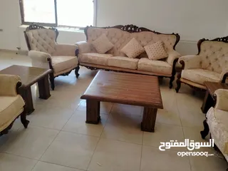  5 طقم كنب  حفر مصري بحالة الوكالة تنجيد جديد سبع مقاعد طقم كنب حفر مصري بحالة الوكالة تنجيد ممتاز
