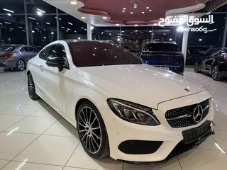  18 مرسيدس C300 Coupe  موديل 2017 خليجي فل اوبشن بحاله ممتازه