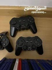  6 Ps2 with games and controllers with all cables