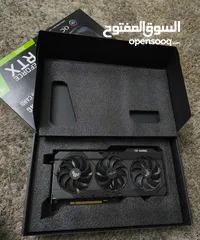  8 كرت شاشة من شركة اسوس عالية الجودة rtx 3080  من اقوى النسخ من كروت نفيديا  نسخة عالية القوة و الجودة