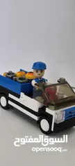  7 LEGO toy " Plane with workers and cars"