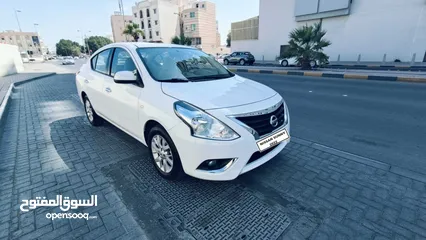  11 Nissan Sunny 2022, white car for sale