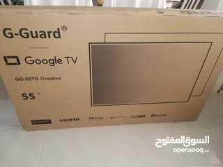  1 شاشة g-guard gg-55tg creative للبيع 250 دينار