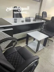  23 ‏مكتب مدير متميز   مكتب + الجانبية مع طاولة أمامية مقياس مترين