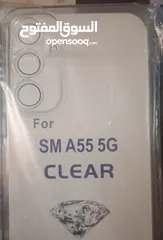  4 "NEW"Cover for SAMSUNG A55 5G  BUSINESS COVER (CLEAR"ENCLOSED"