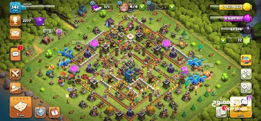  1 Clash of Clans account level 12. 3 star