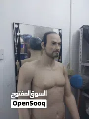  2 مجسم مانيكان رجالي جسم كامل مع الراس كشخة  شبه جديد