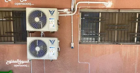  2 فك وتركيب المكيفات نقل المكيفات صيانه المكيفات تعبئة غاز تأسيس مواسير نحاس غسيل مكيفات