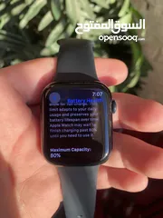  7 ابل واتش لون أسود سيرس 7 قياس 45 Apple Watch Black Edition Series 7 45mm