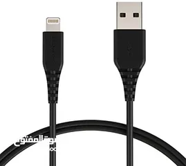  2 USB CABLE WIRE FOR IPHONE كابلات آيفون الى يوسبي  