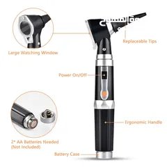  7 جهاز فحص الأذن و الانف auto scope منظار كاشف فاحص اذن و انف الطبي مع اضائه اوتو سكوب