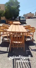  15 كراسي وطاولات مقهى  كافيه  مطعم ترس كراسي كفيهات_مقاهي_مطاعم_حدائق _قهوه_مطعم_ مطابخ_ حسب الطلب