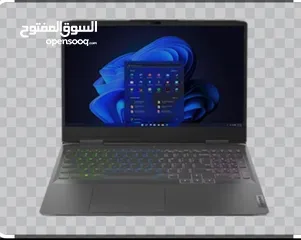  11 لاب لينوفو لوك جيمنجIntel Core i7-13th-GEN 16GB DDR5 RAM512 GB SSD NVME RTX 4050 6GB 15.6" FHD144Hz