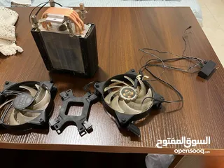  5 مجموعة قطع معالج i7 9700f + لوحة ام + رام + بور سبلاي 650 + تبريد