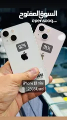  1 iPhone 13 mini 128Gb 90% above Battery