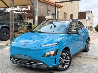  2 ‎هيونداي كونا كهرباء موديل 2022 كلين تايتل خالي من الحوادث جمرك اليوم ترخيص وتأمين سنه كامله