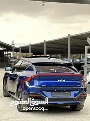  28 كيا ev6 كهرباء 2022 GT LINE اعلى صنف فحص كامل لون كحلي 