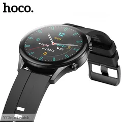  6 HOCO Y7 Smart watch ساعة هوكو  رجالة مميزة جدا تدعم 13 وضع رياضي  تتبع النوم و ضربات القلب بشكل ممتا