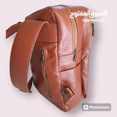  9 Premium quality stylish genuine leather backpack bag  Mens / women