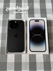  2 iPhone 14 pro black 128GB used like new