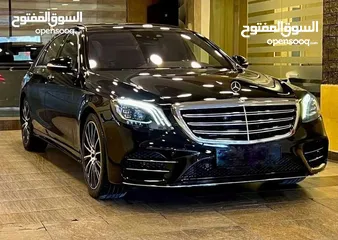  25 مرسيدس S 320 AMG فل كامل الاضافات موديل 2019 نظيفه جدا واعلى مواصفات
