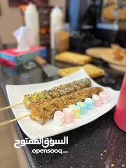  4 كريب وافل كوكتيلات ((تجهيز محلات وافتتاح))