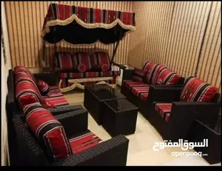  18 كنب رتان يتوفر خماسي 120 ويتوفر سباعي 170