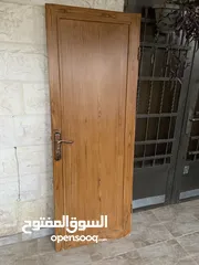  1 باب خشب قياس 73 /  200 بدون حلق
