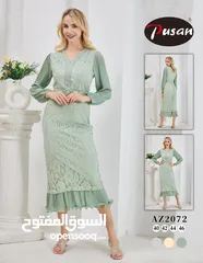  1 فستان للعيد خط ناعم من ماركة بوسان