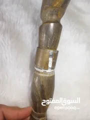  6 عكازة فرعونية قديمة جدا انتيك قرن الغزال