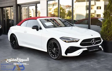  26 مرسيدس سي ال اي كشف نايت بكج مايلد هايبرد 2024 Mercedes CLE200 Convertible AMG Kit Night Package