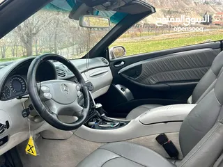  5 Mercedes Benz clk200 بحالة ممتازة2004 W209 avengard comfortable كشف