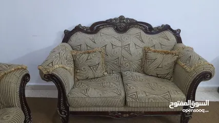  1 طقم خشب زان