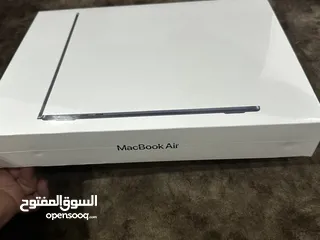  3 2022 MacBook Air M2 chip ماك بوك إم 2 جديد مغلف نو اكتف بسعر مغري جدا