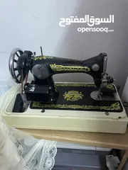  1 ماكنة خياطة مع محول