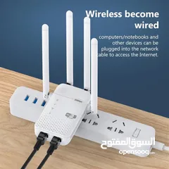  3 300Mbps Wireless WiFi Repeater 2.4G Signal Router 802.11N Long Range Wireless WiFi Extender Amplifie