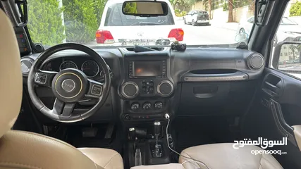  5 قابل البدل Jeep Wrangler- low mileage- mint condition- تعديل كامل اصلي