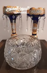 7 Crystal Egermann كريستال تشيكي ماركة   مزينة بطبقة سميكة من ماء الذهب Egermann