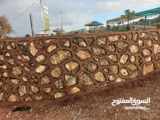  4 استصلاح اراضي زراعيه بناء سناسل حجريه سلاسل حجريه تشييك اراضي تشييك مزارع تنسيق حدائق وبناء