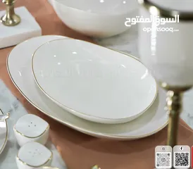  3 (طقم صحون للبيع جديد )