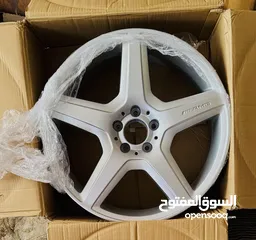  2 للبيع جنوط ( AMG - 5 Spoke ) لسيارات S63 مرسيدس موديل 2007 - 2012 .