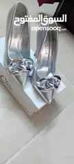  1 كندرة  هيلز لون فضي كعب 9 سم