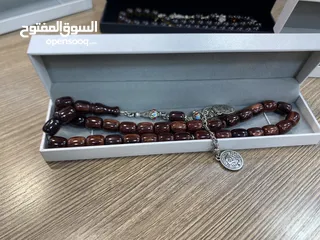  1 سبح احجار فاتوران كهرمان سندلس