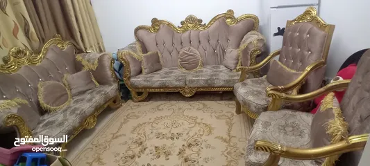  2 طقم كنب مصري 7 مقاعد
